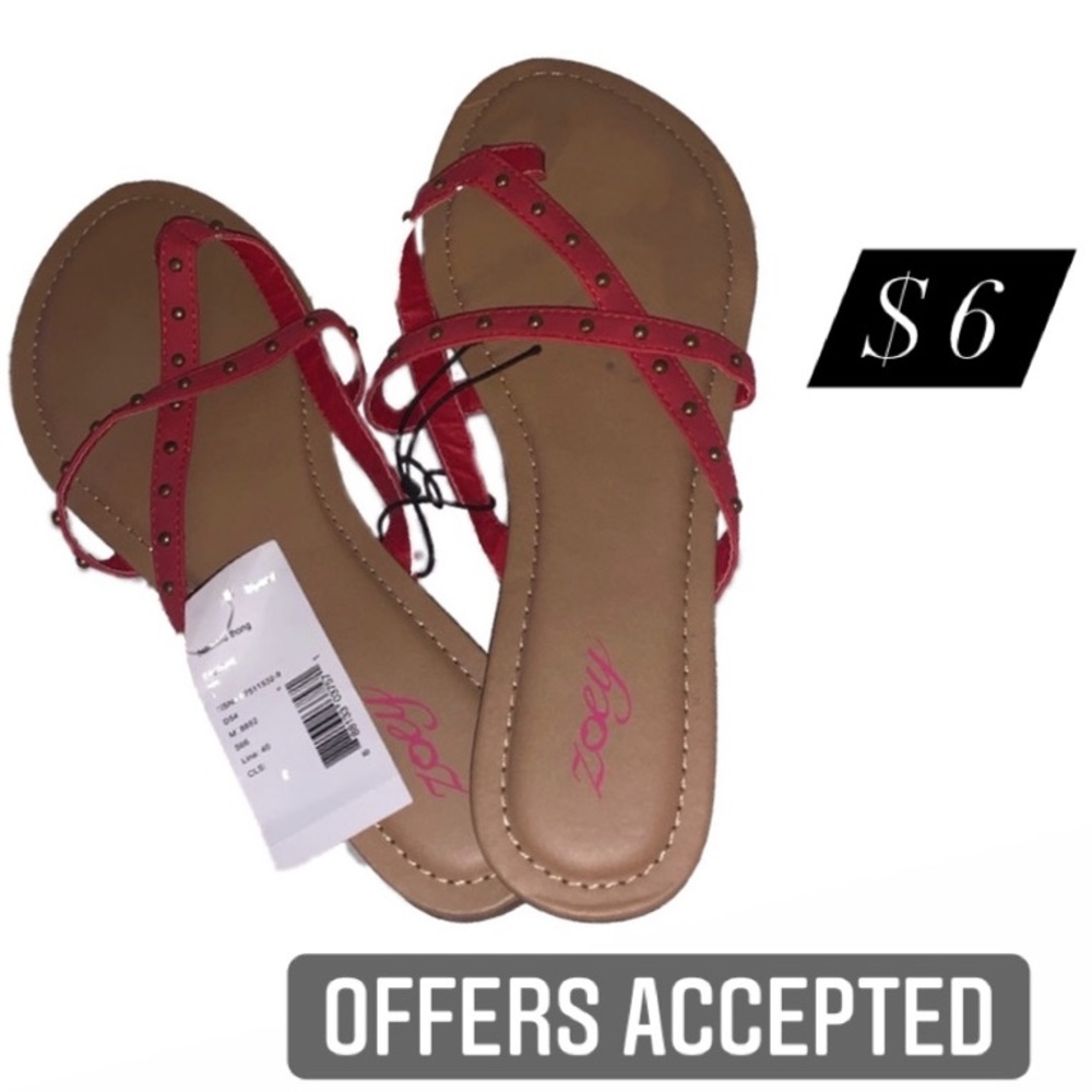 Women’s Orange Sandals - NWT